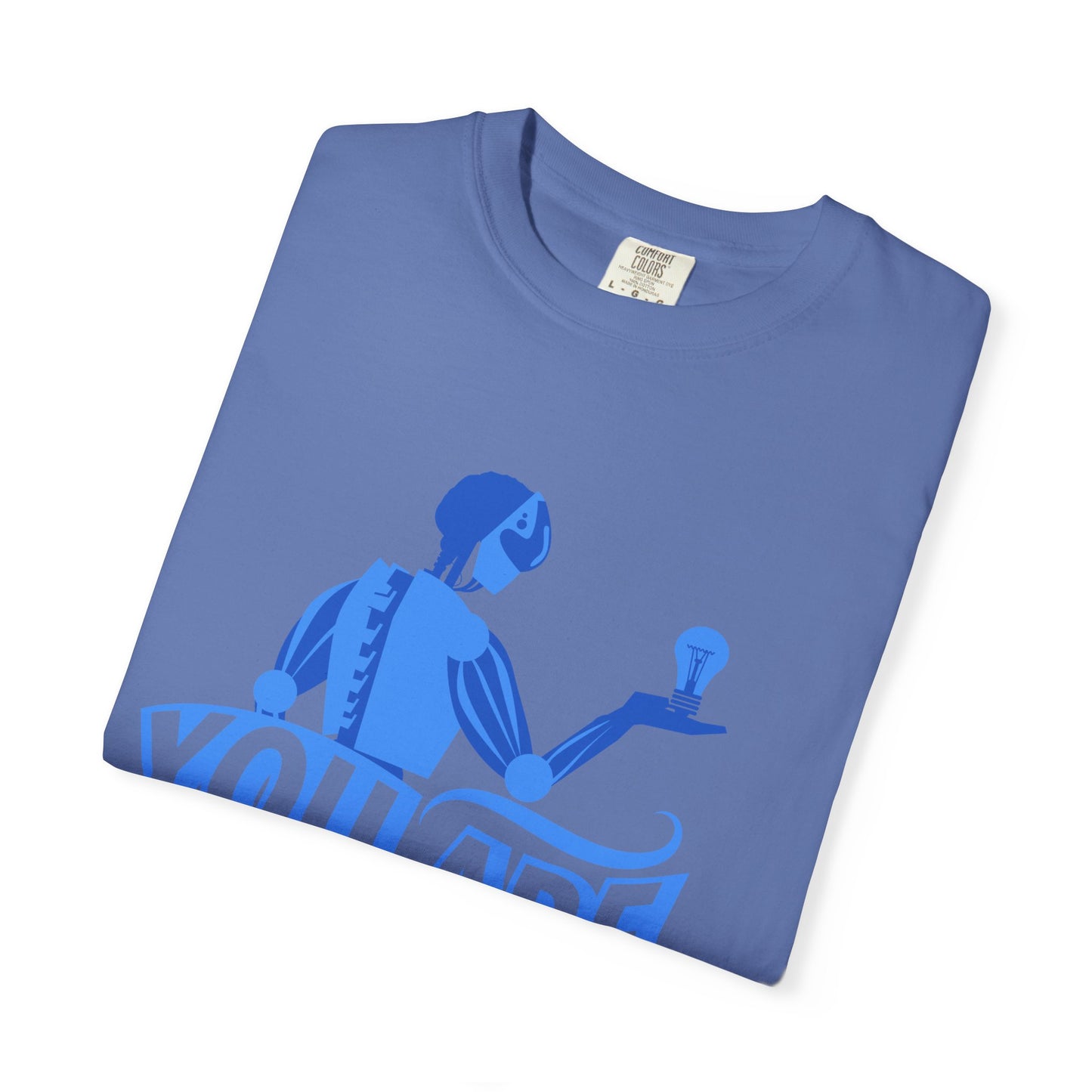 AI-Themed Unisex Garment-Dyed T-Shirt, Tech T-shirt, Gift for Tech Lovers, Casual Wear, Unique Graphic Tee, Perfect for Conferences