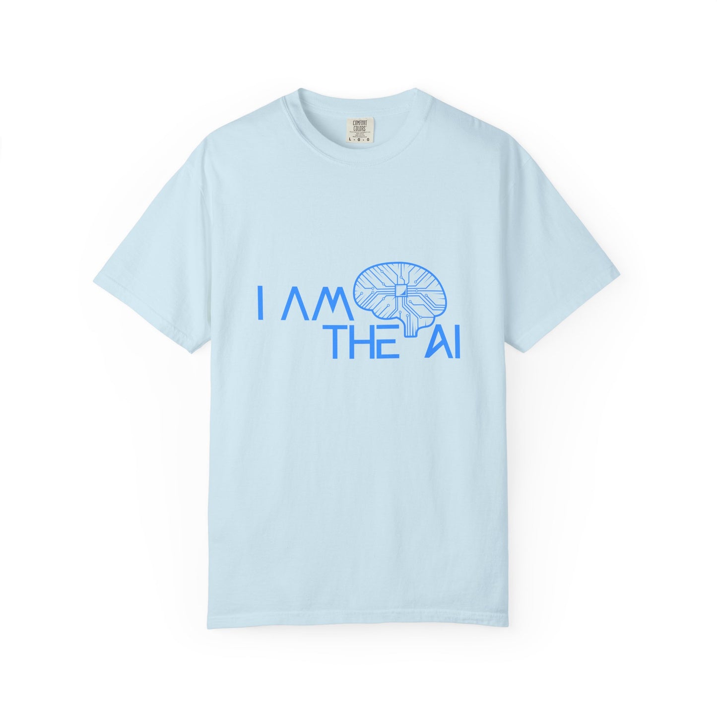 AI-Themed Unisex Garment-Dyed T-Shirt, Tech T-shirt, Gift for Tech Lovers, Casual Wear, Unique Graphic Tee, Perfect for Conferences