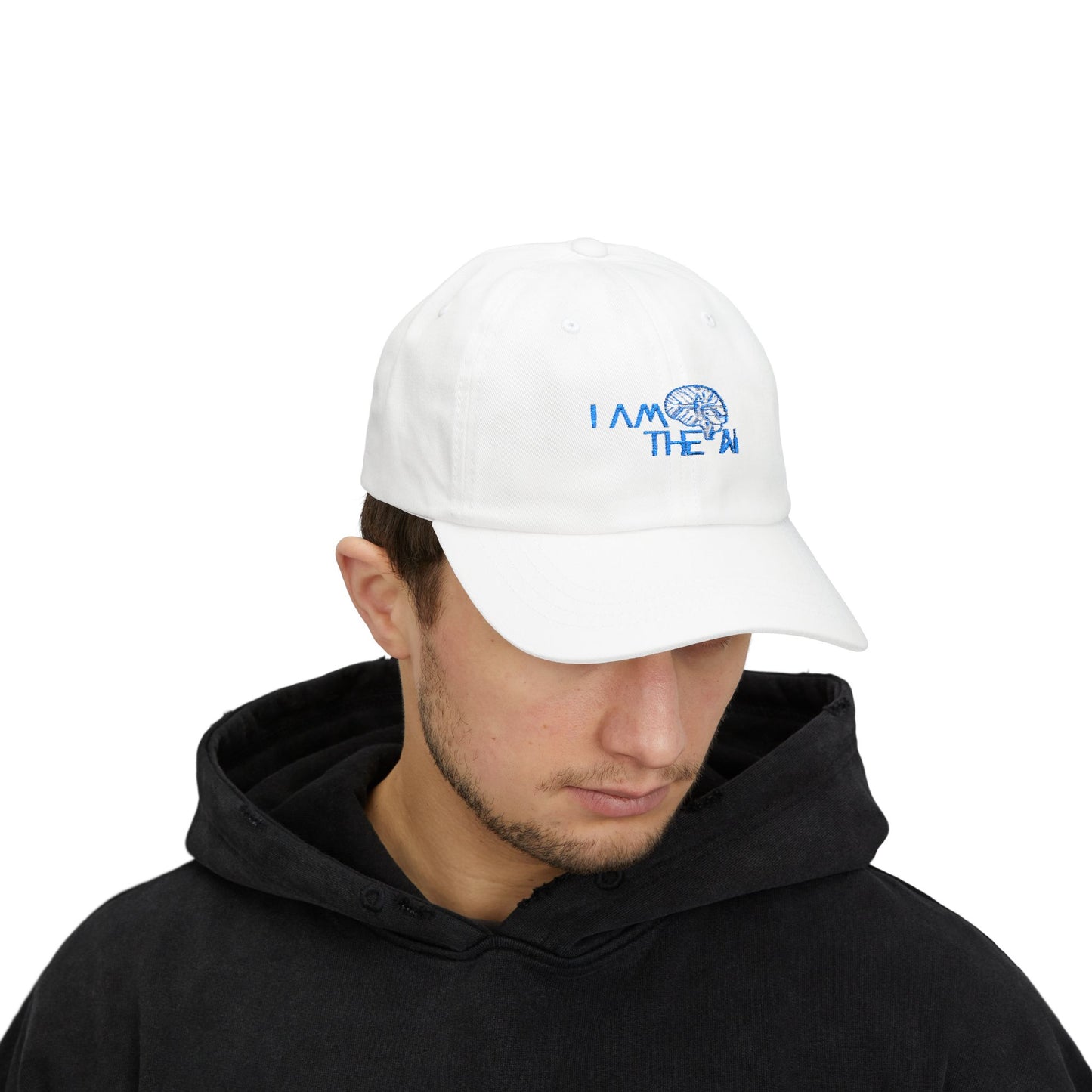 Classic Embroidered Dad Cap with AI Theme, Casual Hat for Dads, Trendy Dad Gift, Adjustable Cap for Every Occasion, Unique Father's Day Hat