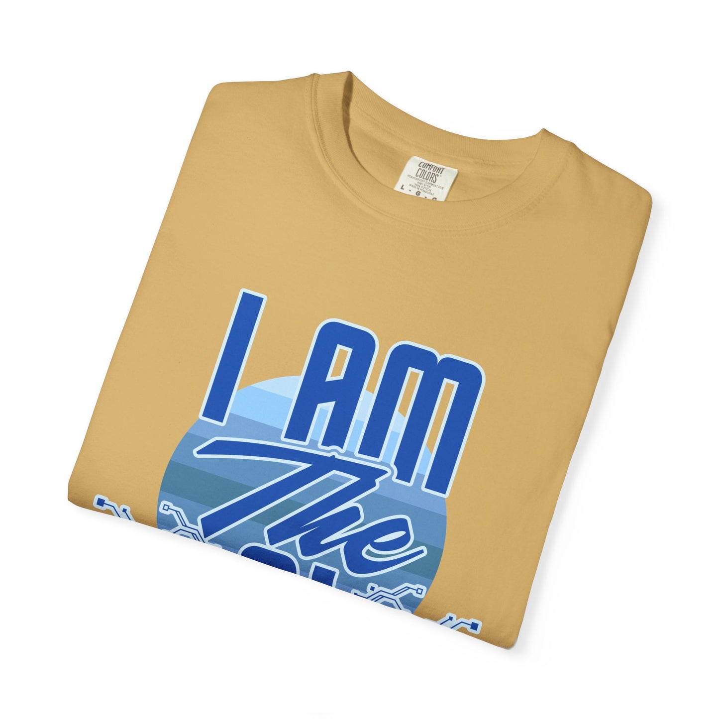 AI-Themed Unisex Garment-Dyed T-Shirt, Tech T-shirt, Gift for Tech Lovers, Casual Wear, Unique Graphic Tee, Perfect for Conferences