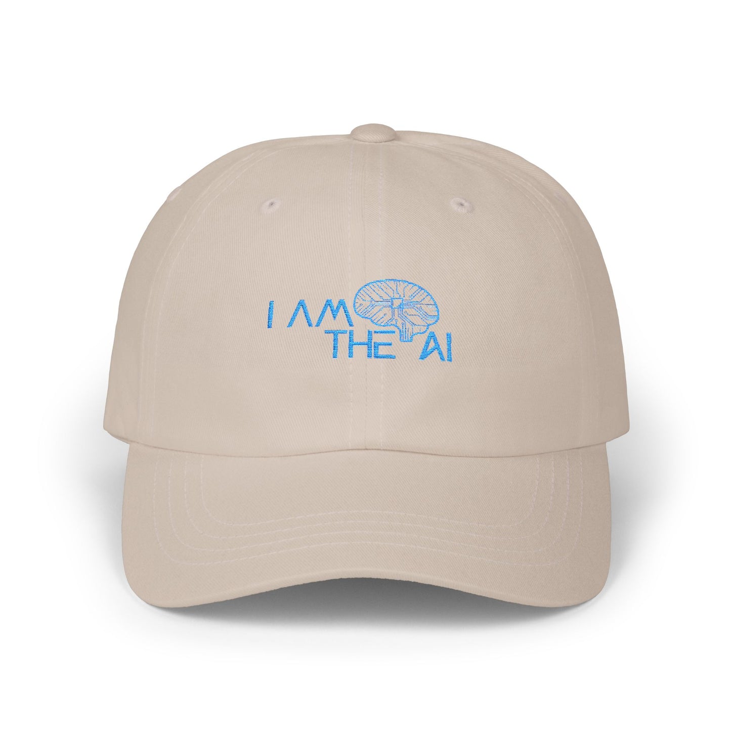 Classic Embroidered Dad Cap with AI Theme, Casual Hat for Dads, Trendy Dad Gift, Adjustable Cap for Every Occasion, Unique Father's Day Hat