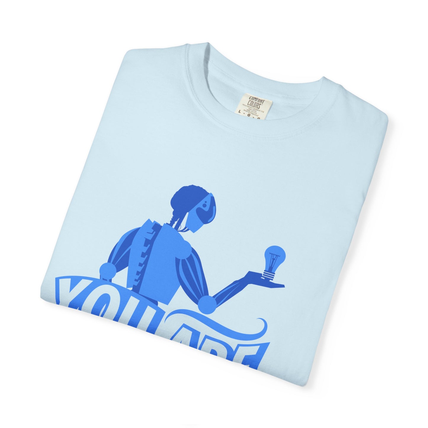AI-Themed Unisex Garment-Dyed T-Shirt, Tech T-shirt, Gift for Tech Lovers, Casual Wear, Unique Graphic Tee, Perfect for Conferences