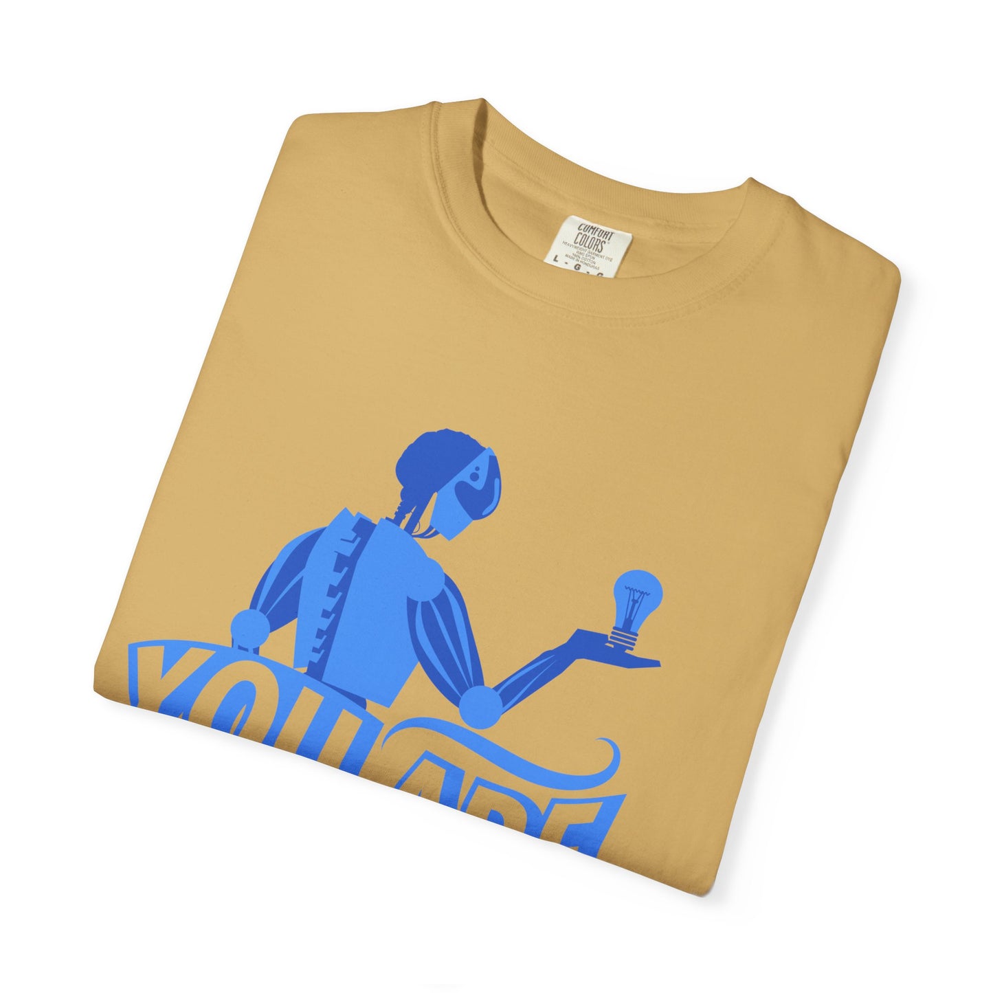 AI-Themed Unisex Garment-Dyed T-Shirt, Tech T-shirt, Gift for Tech Lovers, Casual Wear, Unique Graphic Tee, Perfect for Conferences