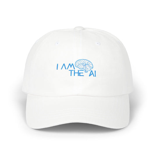Classic Embroidered Dad Cap with AI Theme, Casual Hat for Dads, Trendy Dad Gift, Adjustable Cap for Every Occasion, Unique Father's Day Hat