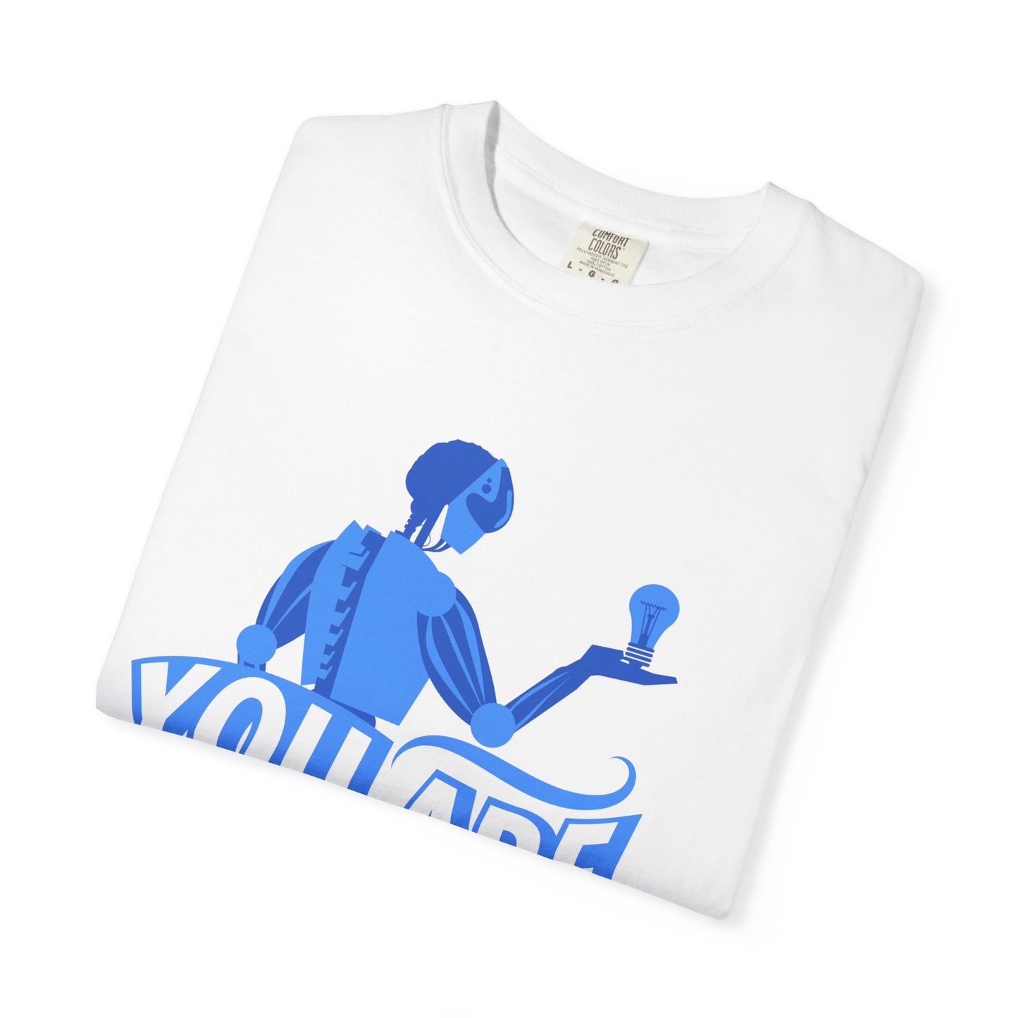 AI-Themed Unisex Garment-Dyed T-Shirt, Tech T-shirt, Gift for Tech Lovers, Casual Wear, Unique Graphic Tee, Perfect for Conferences