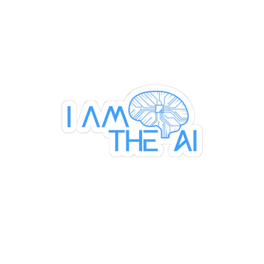 AI POP I am the AI Sticker