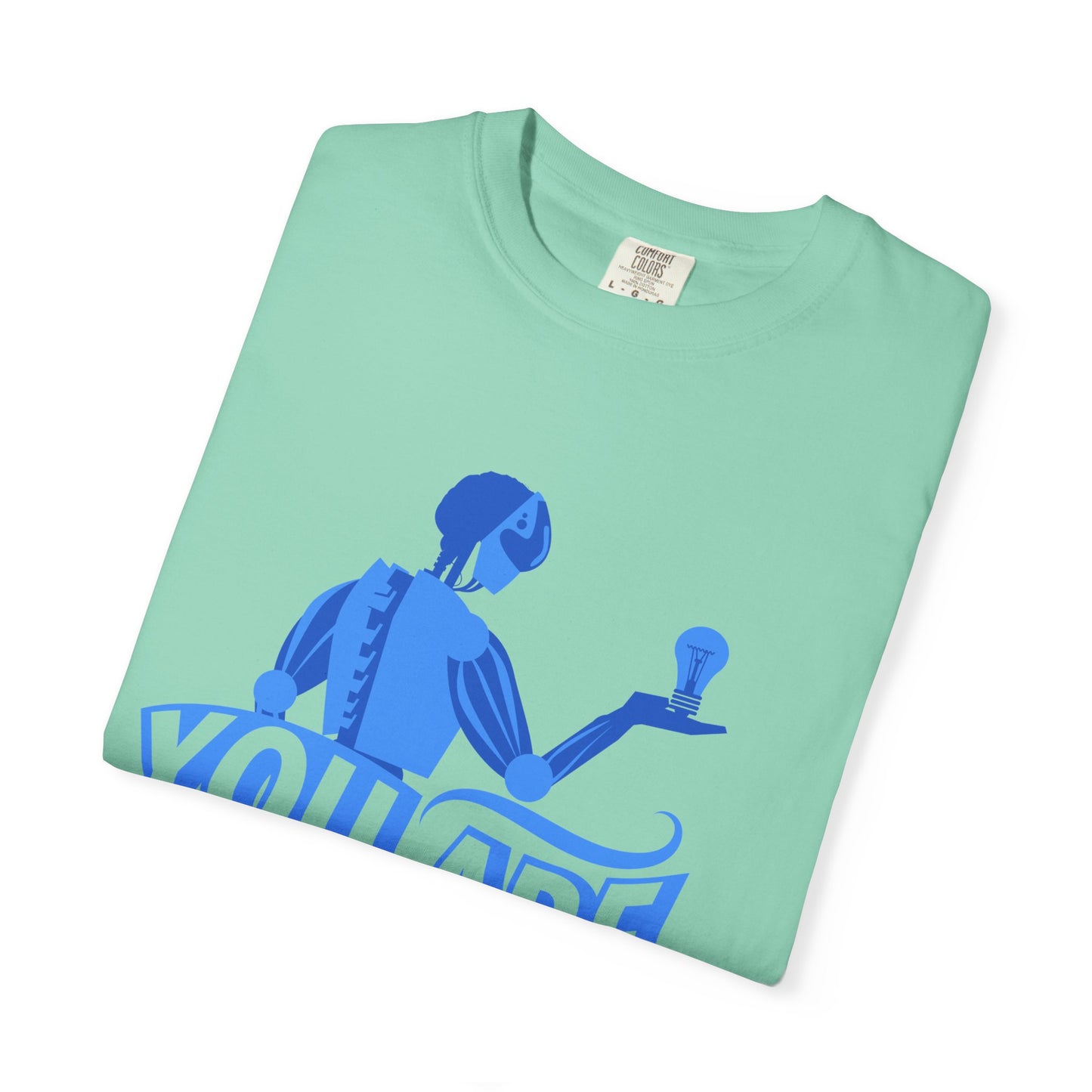 AI-Themed Unisex Garment-Dyed T-Shirt, Tech T-shirt, Gift for Tech Lovers, Casual Wear, Unique Graphic Tee, Perfect for Conferences