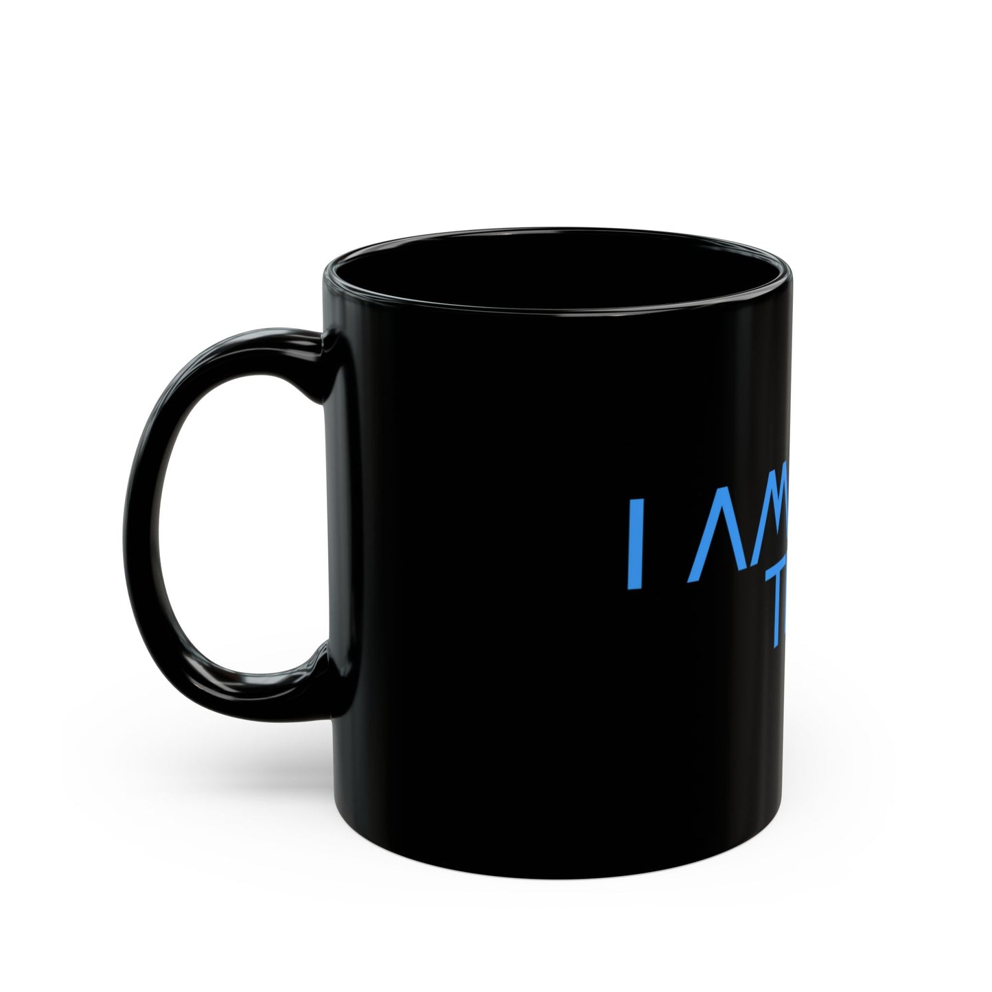 AI-Themed Black Mug, I Am The AI Coffee Cup, Gift for Tech Lovers, Geeky Kitchenware, Office Mug, Personalized Drinkware