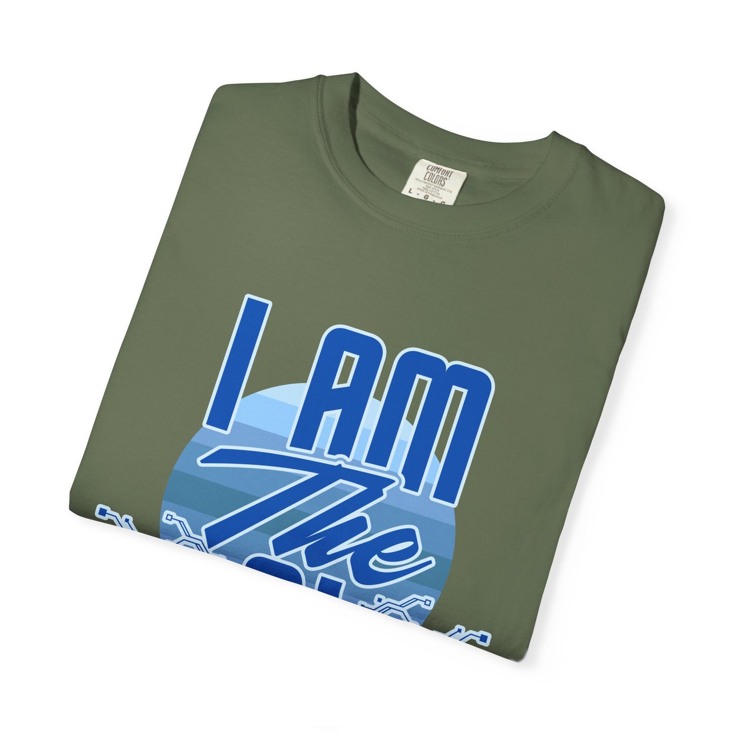 AI-Themed Unisex Garment-Dyed T-Shirt, Tech T-shirt, Gift for Tech Lovers, Casual Wear, Unique Graphic Tee, Perfect for Conferences