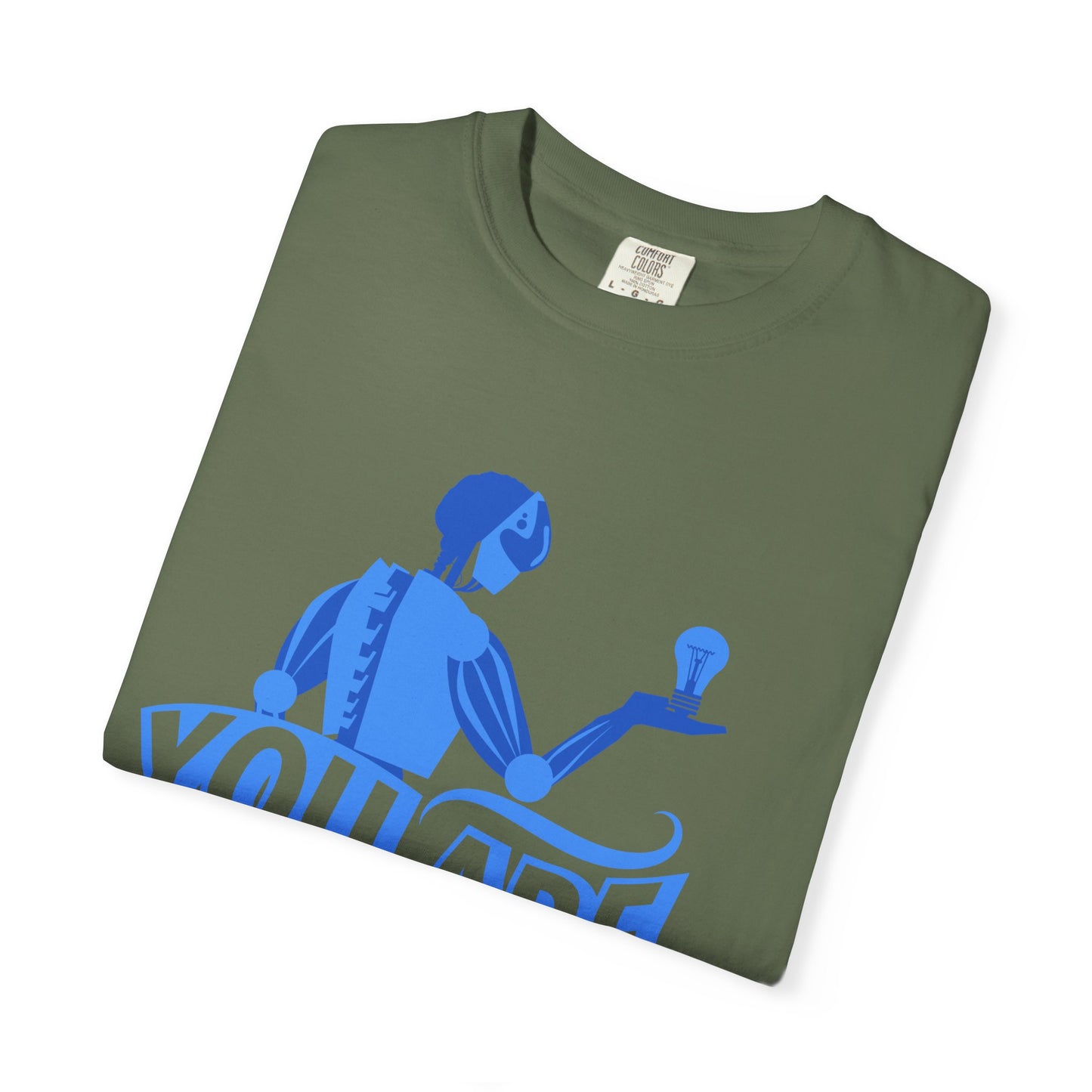 AI-Themed Unisex Garment-Dyed T-Shirt, Tech T-shirt, Gift for Tech Lovers, Casual Wear, Unique Graphic Tee, Perfect for Conferences